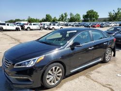 Salvage cars for sale at Bridgeton, MO auction: 2015 Hyundai Sonata Sport