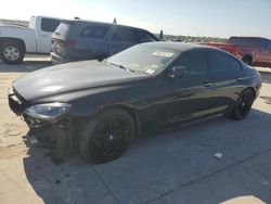 Salvage cars for sale at Grand Prairie, TX auction: 2014 BMW 650 I Gran Coupe