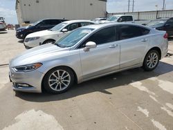 Salvage cars for sale at Haslet, TX auction: 2017 Ford Fusion SE