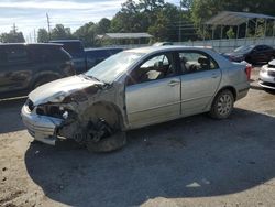 Salvage cars for sale at Savannah, GA auction: 2003 Toyota Corolla CE