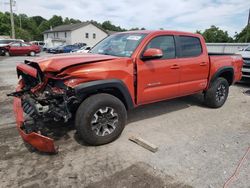 Salvage cars for sale at York Haven, PA auction: 2018 Toyota Tacoma Double Cab