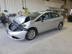 Salvage cars for sale at Chambersburg, PA auction: 2012 Honda Civic EXL