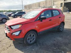 Salvage cars for sale at Fredericksburg, VA auction: 2018 Ford Ecosport S