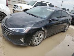 Salvage cars for sale at Temple, TX auction: 2020 Hyundai Elantra SEL