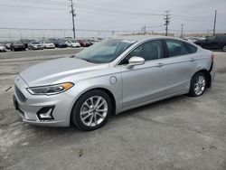 Salvage cars for sale at Sun Valley, CA auction: 2019 Ford Fusion Titanium