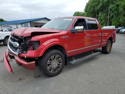 Ford salvage cars for sale: 2012 Ford F150 Supercrew