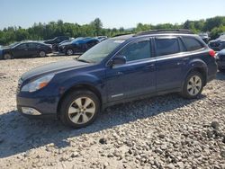 Salvage cars for sale at Candia, NH auction: 2010 Subaru Outback 2.5I Premium
