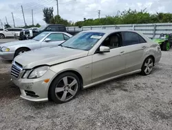 Vehiculos salvage en venta de Copart Miami, FL: 2012 Mercedes-Benz E 350