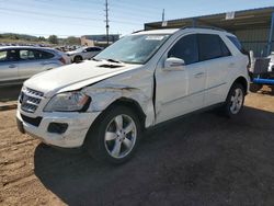 Salvage cars for sale at Colorado Springs, CO auction: 2011 Mercedes-Benz ML 350 4matic