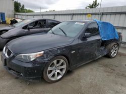 Salvage cars for sale at Arlington, WA auction: 2007 BMW 550 I