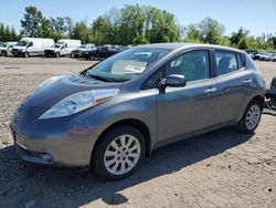 Nissan Leaf salvage cars for sale: 2014 Nissan Leaf S