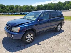 Salvage cars for sale at Charles City, VA auction: 2001 Toyota Highlander