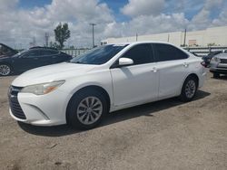 Vehiculos salvage en venta de Copart Miami, FL: 2015 Toyota Camry LE