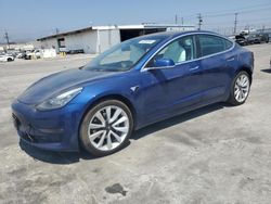 Salvage cars for sale from Copart Sun Valley, CA: 2019 Tesla Model 3