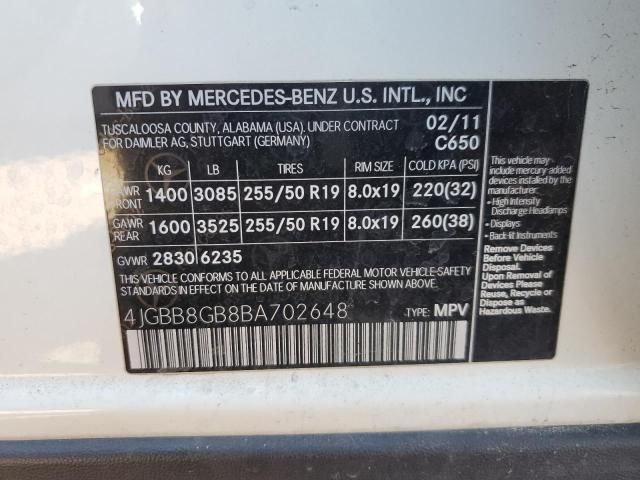 2011 Mercedes-Benz ML 350 4matic