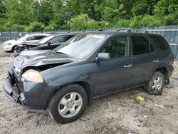 Salvage cars for sale at Candia, NH auction: 2005 Acura MDX