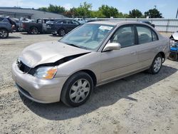 Vehiculos salvage en venta de Copart Sacramento, CA: 2002 Honda Civic EX