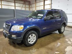 Ford Explorer salvage cars for sale: 2007 Ford Explorer XLT