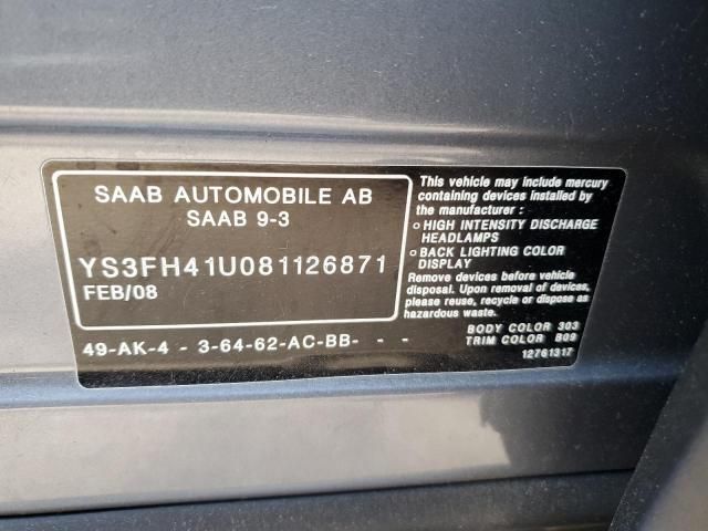 2008 Saab 9-3 Aero