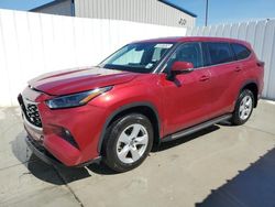 Salvage cars for sale at Ellenwood, GA auction: 2022 Toyota Highlander Hybrid LE