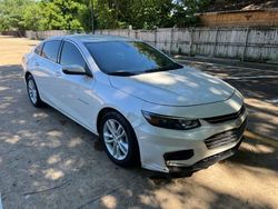 Chevrolet salvage cars for sale: 2016 Chevrolet Malibu LT