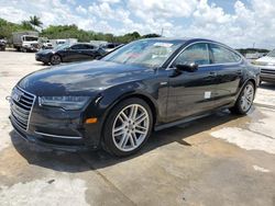 Flood-damaged cars for sale at auction: 2016 Audi A7 Premium Plus