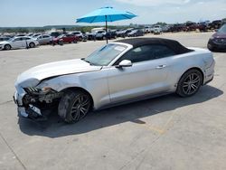 Salvage cars for sale at Grand Prairie, TX auction: 2016 Ford Mustang