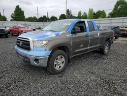 Toyota Tundra Double cab sr5 salvage cars for sale: 2013 Toyota Tundra Double Cab SR5