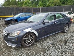 Salvage cars for sale at Waldorf, MD auction: 2014 Mercedes-Benz E 350 4matic