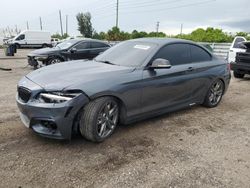 Salvage cars for sale at Miami, FL auction: 2015 BMW M235I