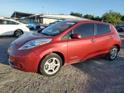 Nissan Leaf sv salvage cars for sale: 2012 Nissan Leaf SV