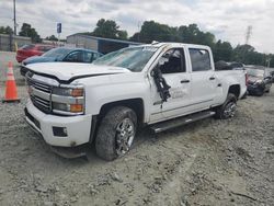 Salvage trucks for sale at Mebane, NC auction: 2015 Chevrolet Silverado K2500 High Country