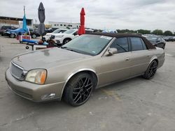 Salvage cars for sale at Grand Prairie, TX auction: 2001 Cadillac Deville