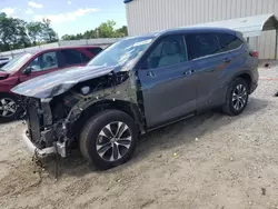 Salvage cars for sale at Spartanburg, SC auction: 2020 Toyota Highlander XLE