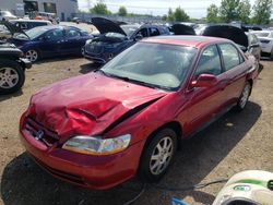 Honda salvage cars for sale: 2002 Honda Accord SE