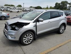 Ford salvage cars for sale: 2017 Ford Escape Titanium