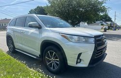 Salvage cars for sale from Copart East Granby, CT: 2017 Toyota Highlander SE