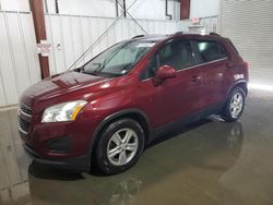 Salvage cars for sale from Copart Ellwood City, PA: 2016 Chevrolet Trax 1LT