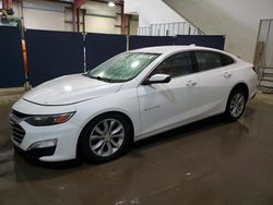 Salvage cars for sale from Copart Ellwood City, PA: 2022 Chevrolet Malibu LT
