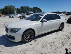 Salvage cars for sale at Loganville, GA auction: 2015 BMW 740 LI