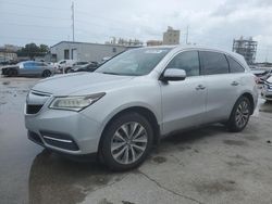 Salvage cars for sale at New Orleans, LA auction: 2014 Acura MDX Technology