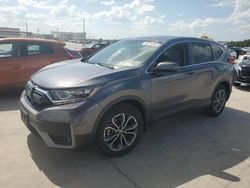 Salvage cars for sale from Copart Grand Prairie, TX: 2021 Honda CR-V EX