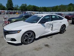 Salvage cars for sale from Copart Grantville, PA: 2022 Honda Accord Sport