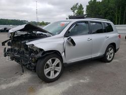 Salvage cars for sale at Dunn, NC auction: 2013 Toyota Highlander Limited