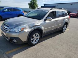 Salvage cars for sale from Copart Mcfarland, WI: 2014 Subaru Outback 2.5I Premium