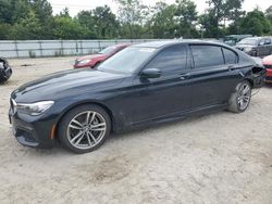 Salvage cars for sale at Hampton, VA auction: 2019 BMW 740 I