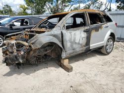 Salvage cars for sale at Riverview, FL auction: 2012 Dodge Journey Crew