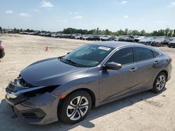 Salvage cars for sale at Houston, TX auction: 2018 Honda Civic LX