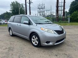 Salvage cars for sale at North Billerica, MA auction: 2012 Toyota Sienna LE