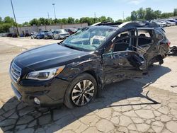 Salvage cars for sale at Fort Wayne, IN auction: 2015 Subaru Outback 3.6R Limited